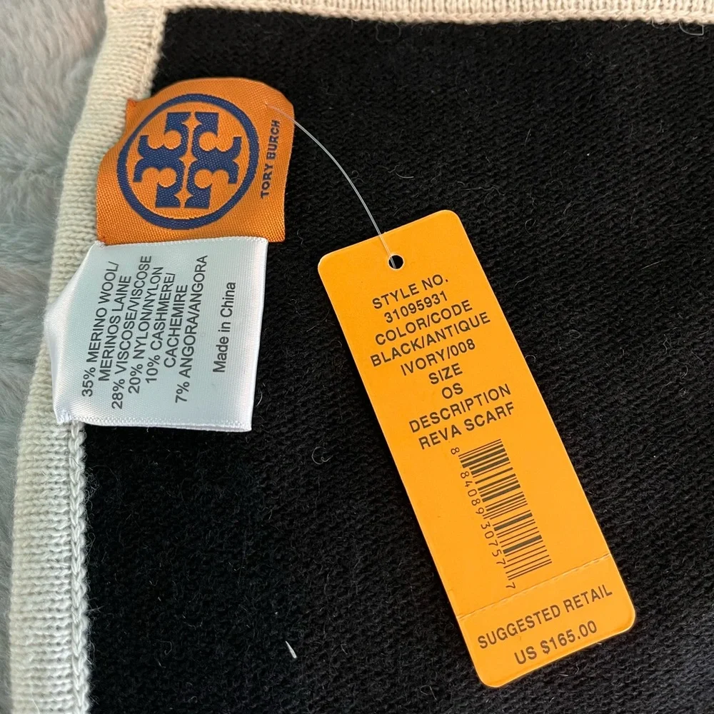 NWT Tory Burch Reva Scarf - Picture 2 of 3